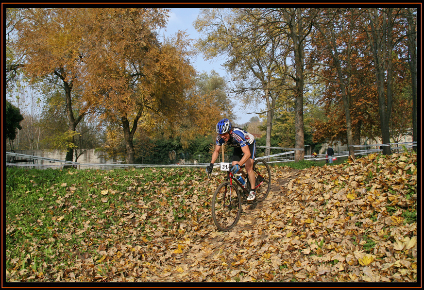 01/11/09 Acqui Terme (AL). 3° prova Coppa Piemonte ciclocross Udace 2009/10. Fabio Pernigotti